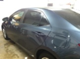 Blue Grey Corolla After Mobile Auto Window Tinting