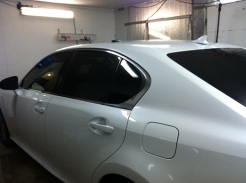 Lexus White After Mobile Tinting