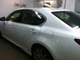 Lexus White Before Mobile Window Tinting