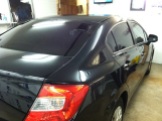 BLK Civic After Auto Window Tinting