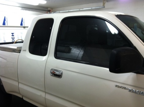 Ext Cab Truck After Tinting