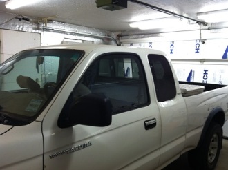 Ext Cab Truck Before Mobile Tinting