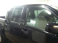 Nissan Truck Before Auto Window Tinting