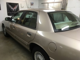 97Grand Marquis Before Mobile Window Tinting