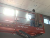 Commercial Tinting on the Skyjack